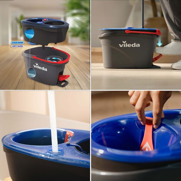 VILEDA H2prO třásňový rotační mop