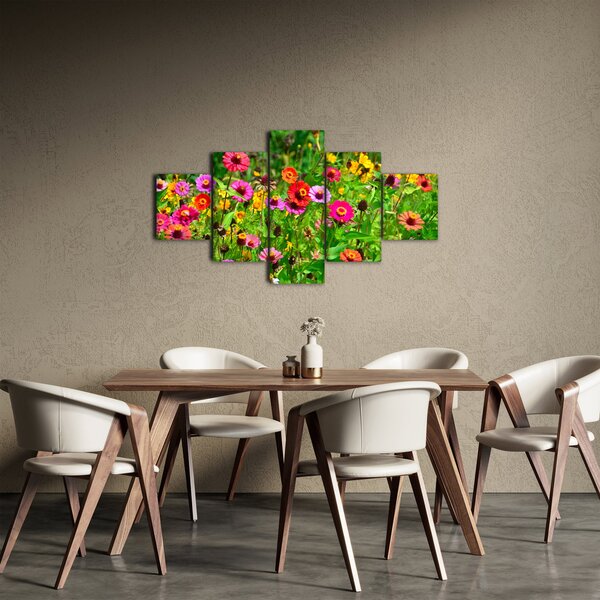 Obraz lučního kvítí (125x70 cm)