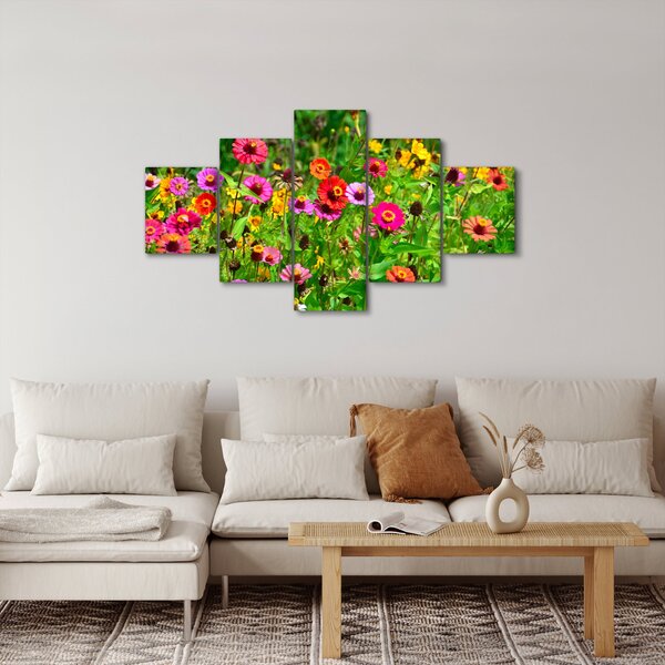 Obraz lučního kvítí (125x70 cm)