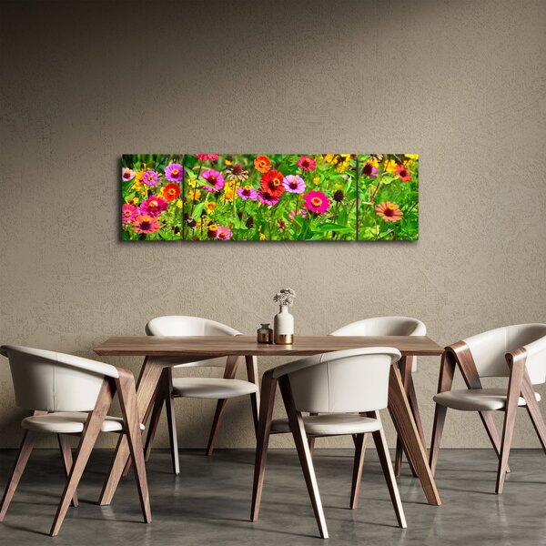 Obraz lučního kvítí (170x50 cm)