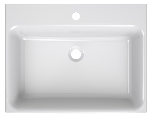 Ravak Comfort umyvadlo 60x46 cm obdélníkový nábytkový bílá lesk XJX01260001