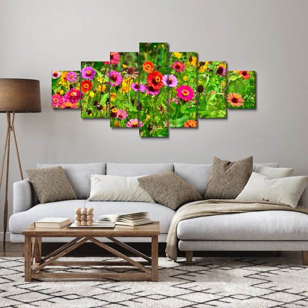 Obraz lučního kvítí (210x100 cm)