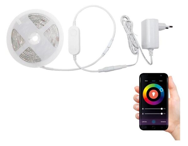 LED RGBW Koupelnový stmívatelný pásek LED/12,5W/12V IP65 5m Wi-Fi Tuya
