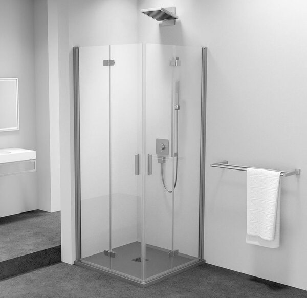 Polysan Polysan, ZOOM čtvercová sprchová zástěna 900x900mm, rohový vstup, ZL4915L-02
