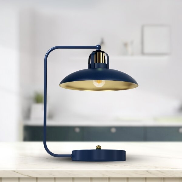 Brilagi - LED Stolní lampa FLAMENGO 1xE27/60W/230V modrá