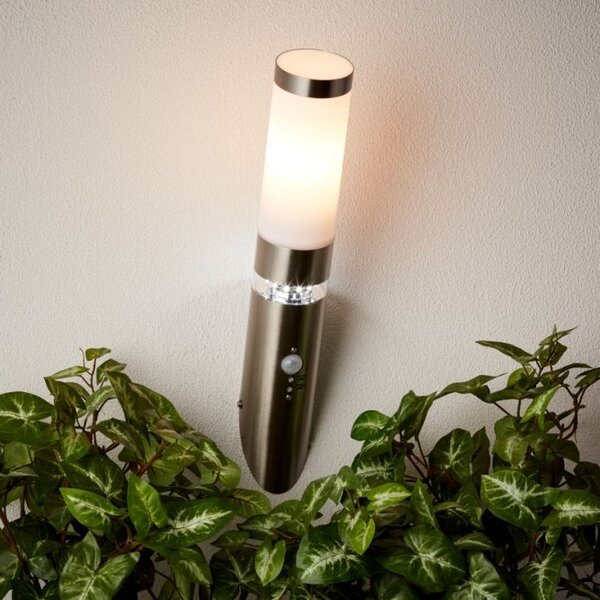 Brilliant G46798/82 Nástěnná lampa BOLE LED IP44 senzor