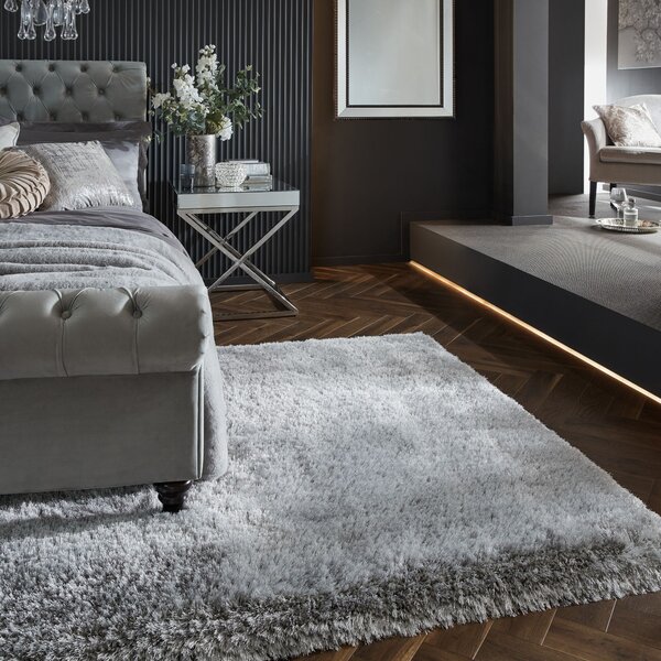 Flair Rugs, Kusový koberec Pearl Silver, 120x170, šedá, dětský pokoj