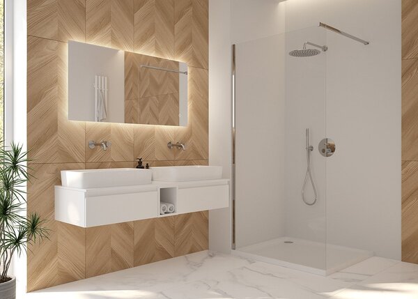 Oltens Superior obdélníková sprchová vanička 120x90 cm bílá 15006000