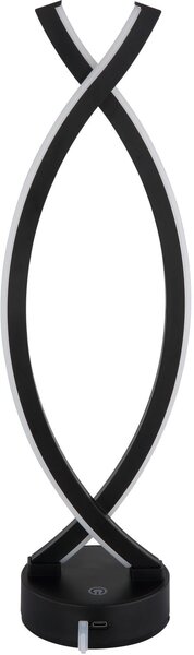 Globo Lighting Hela stolní lampa 1x1 W bílá-černá 58457S