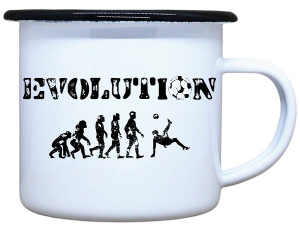 Plecháček s potiskem Evoluce fotbalisty Objem: 330 ml