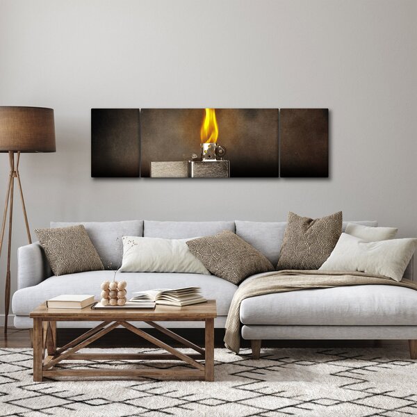 Obraz zapalovače (170x50 cm)