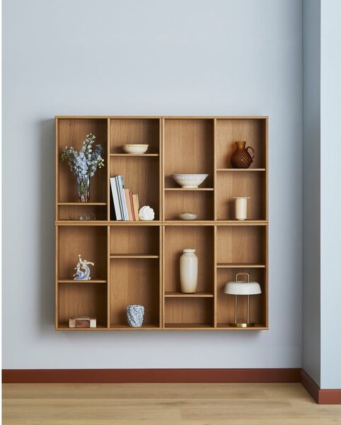 Závěsná knihovna v dekoru dubu v přírodní barvě 70x70 cm Mistral – Hammel Furniture