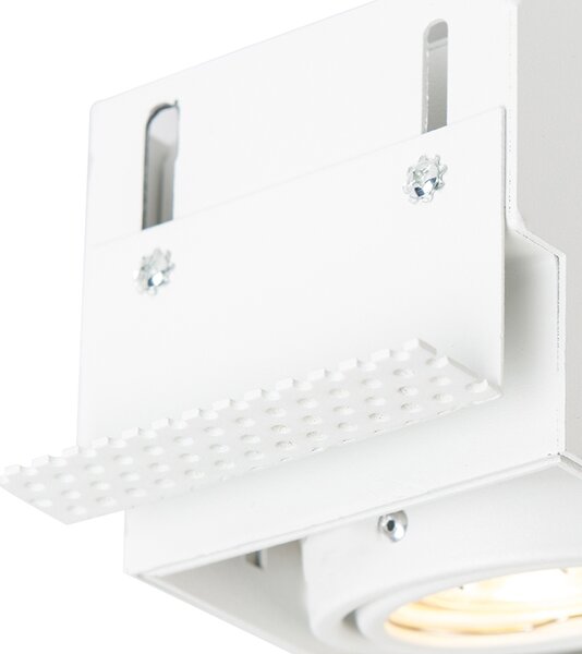 Chytré zapuštěné bodové svítidlo bílé bez okrajů vč. 2 WiFi GU10 - Oneon 2