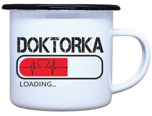 Smaltovaný plecháček Doktorka loading Objem: 330 ml