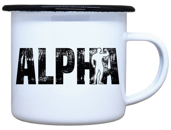 Smaltovaný plecháček Alpha Objem: 330 ml