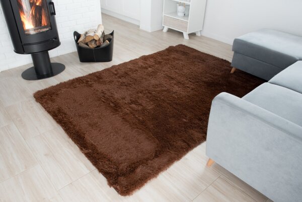 Koberec SILK hnědý