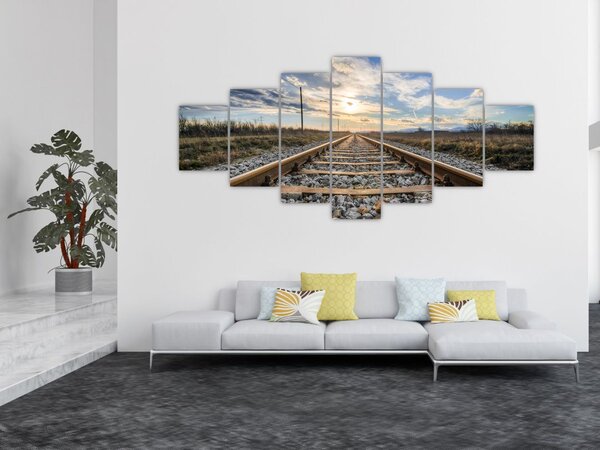 Obraz - Koleje (210x100 cm)