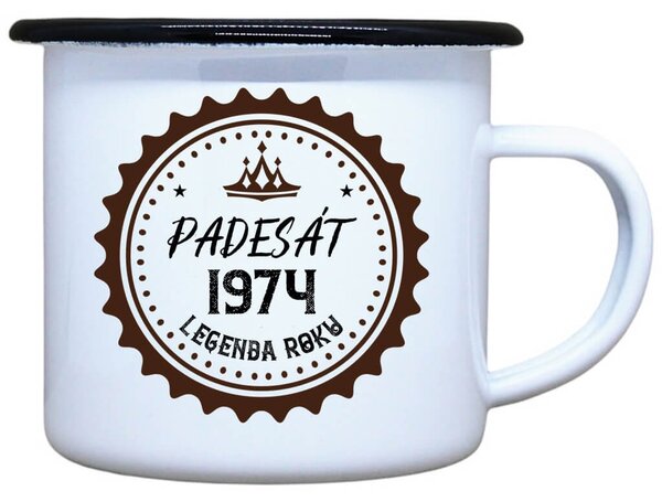 Smaltovaný plecháček Legenda padesát Objem: 330 ml