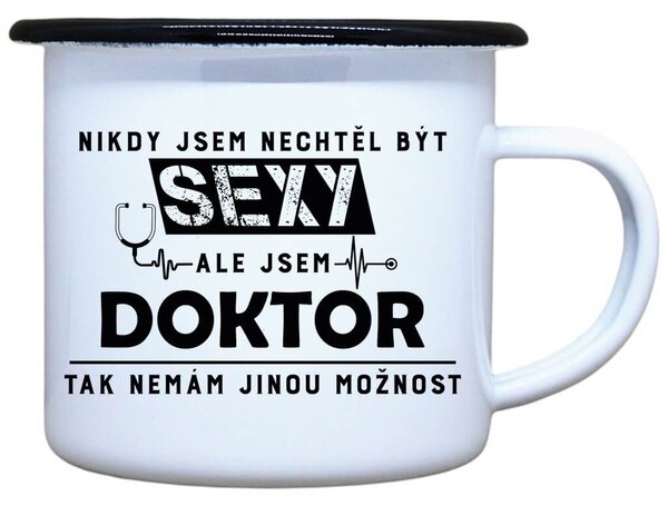 Plecháček s potiskem Sexy doktor Objem: 330 ml