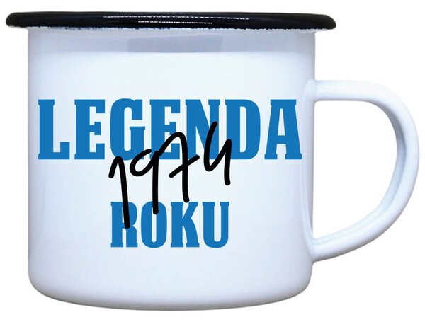 Smaltovaný plecháček Legenda roku Objem: 330 ml
