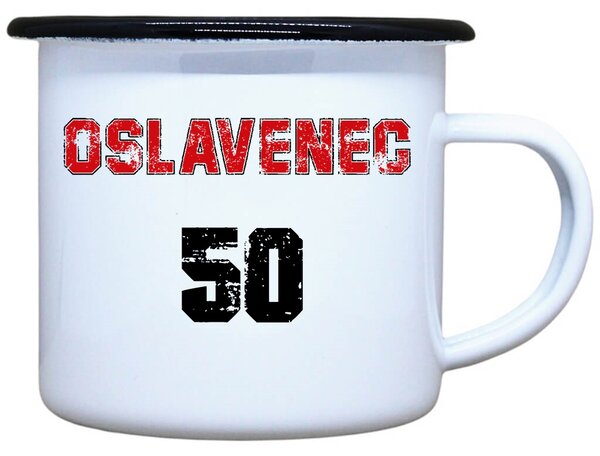 Plecháček s potiskem Oslavenec 50 Objem: 330 ml