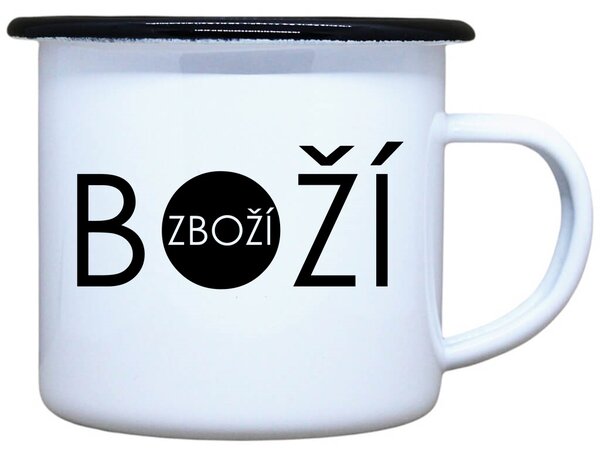 Plecháček s potiskem Boží zboží Objem: 330 ml