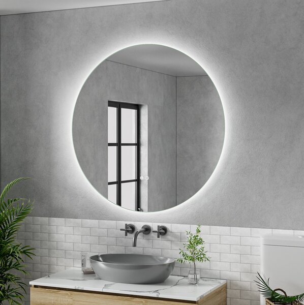 Erga Sofia, kulaté LED zrcadlo 100cm, 2300 lm, 3 barvy světla, ERG-V01-207-1010