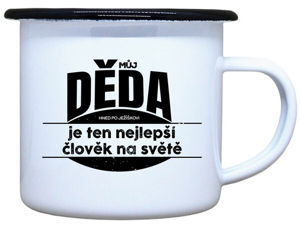 Plecháček s potiskem Můj děda Objem: 330 ml