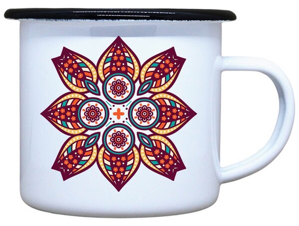 Plecháček s potiskem mandaly, 330 ml, Vyberte vzor: Šipky