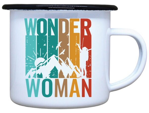 Plecháček s potiskem Wonder woman Objem: 330 ml