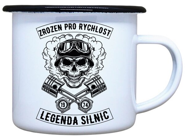 Plecháček s potiskem Zrozen pro rychlost Objem: 330 ml