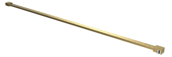 Erga Paris, sprchová zástěna Walk-In 50x200 cm, 8mm sklo námraza, zlatý matný profil, ERG-V02-PARIS-050x200-FR-GB