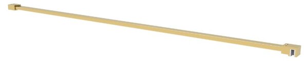 Erga Paris, sprchová zástěna Walk-In 50x200 cm, 8mm čiré sklo, zlatý lesklý profil, ERG-V02-PARIS-050x200-CL-GD