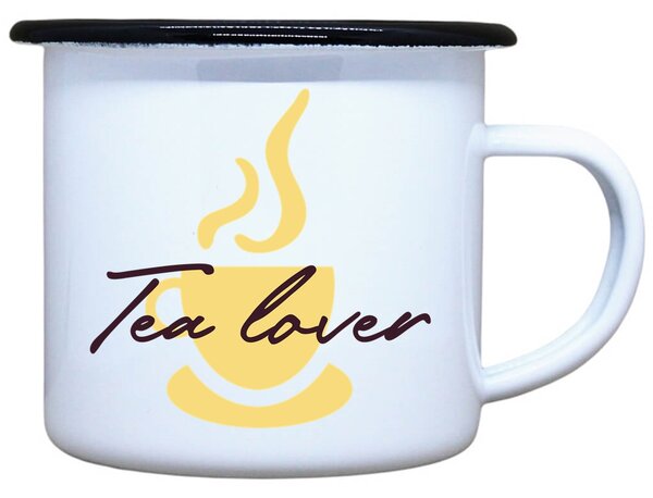 Plecháček s potiskem Tea lover Objem: 330 ml