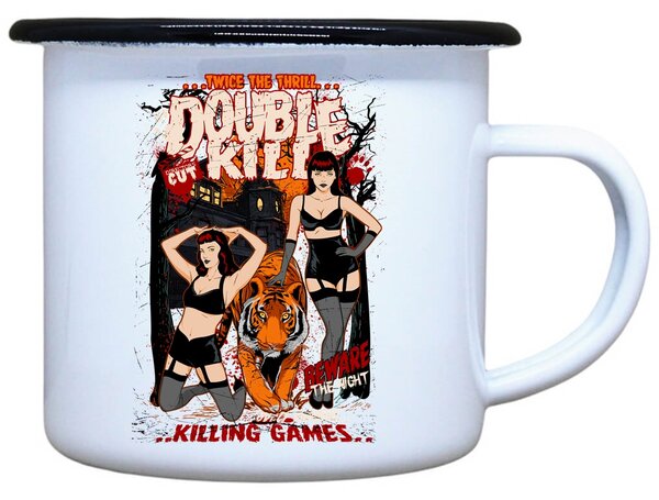 Plecháček s potiskem Double kill Objem: 330 ml
