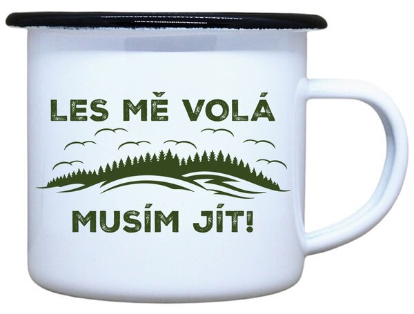 Plecháček s potiskem Les mě volá Objem: 330 ml