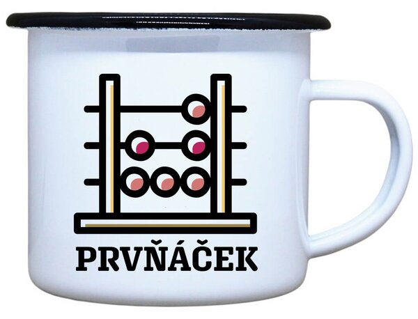 Plecháček s potiskem Prvňáček počítadlo Objem: 330 ml