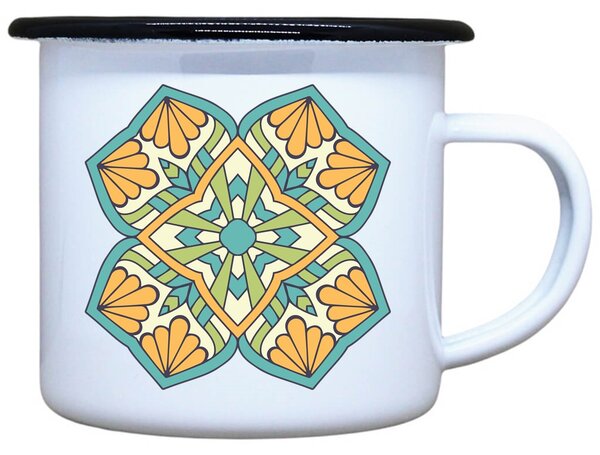 Plecháček s potiskem mandaly, 330 ml, Vyberte vzor: Šipky