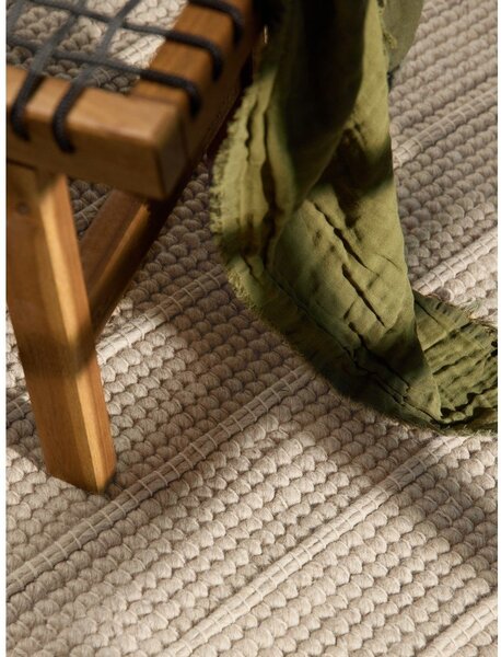Béžový ručně tkaný vlněný koberec 80x150 cm Camden Parker – Ted Baker