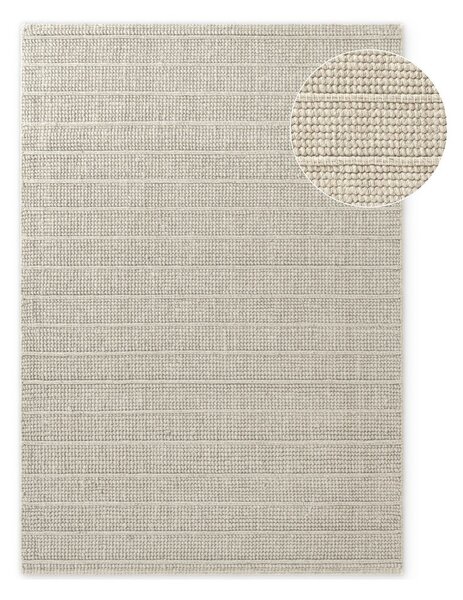 Krémový ručně tkaný vlněný koberec 120x170 cm Camden Parker – Ted Baker
