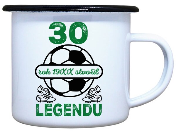 Plecháček s potiskem Legenda fotbal 30 Objem: 330 ml