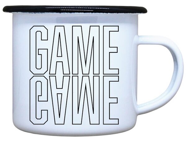 Plecháček s potiskem GAME Objem: 330 ml