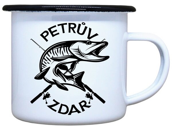 Plecháček s potiskem Petrův zdar Objem: 330 ml