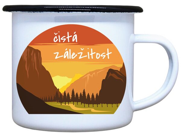Plecháček s potiskem Čistá záležitost Objem: 330 ml