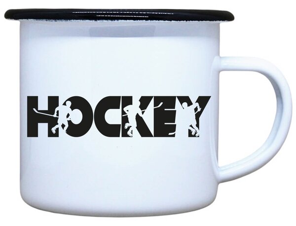 Plecháček s potiskem Hockey Objem: 330 ml