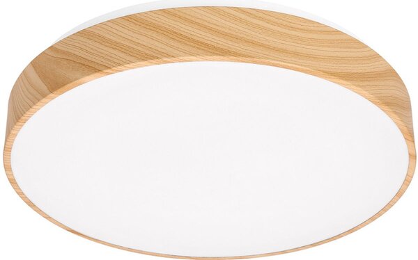 Candellux Figaro nástěnné svítidlo 1x24 W bílá-dřevo 14-33956