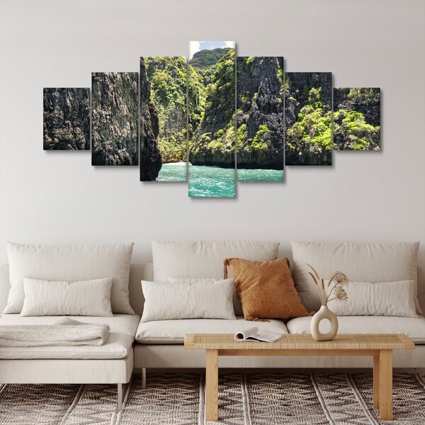 Obraz horské řeky (210x100 cm)