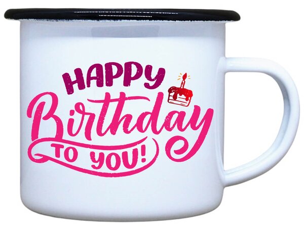 Plecháček Happy Birthday to you Objem: 330 ml