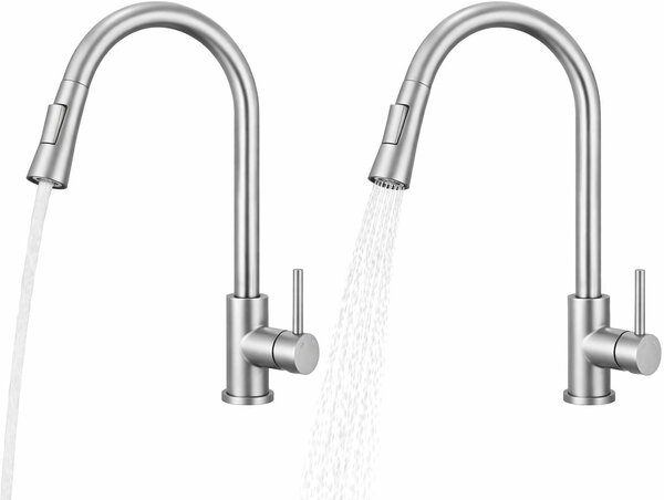 Ruvetti Edera kuchyňská baterie stojící ušlechtilá ocel 1003BS