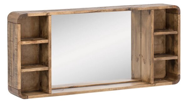 SOB Nábytek - Dřevěné zrcadlo do koupelny 130x60 Tringle - F0A00000783W
